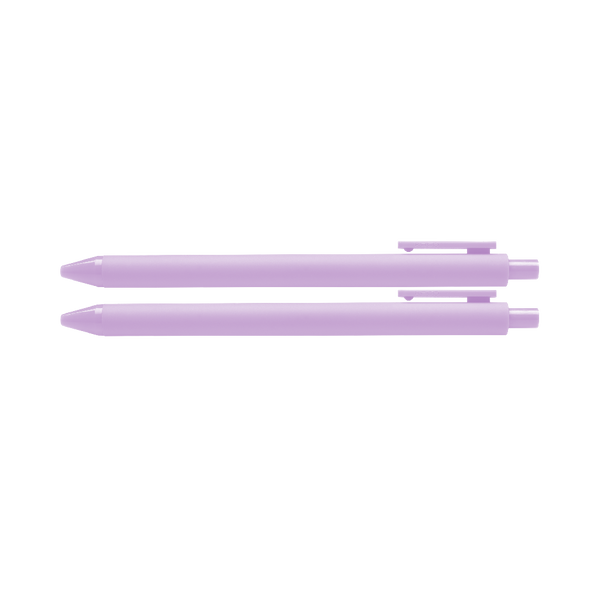 Lilac jotter pens