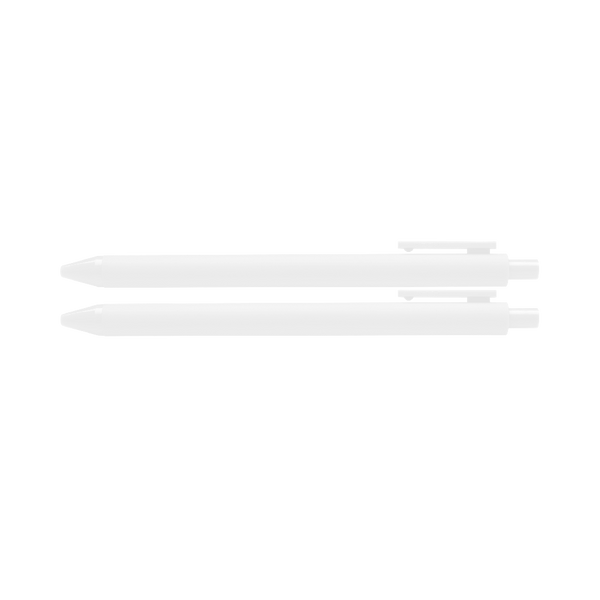 White jotter pens