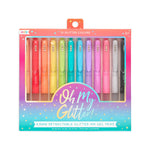 Pack of 12 Oh My Glitter! Retractable glitter gel pens