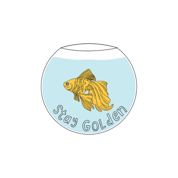 Stay Golden sticker