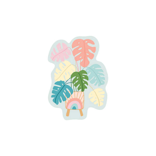 Monstera sticker