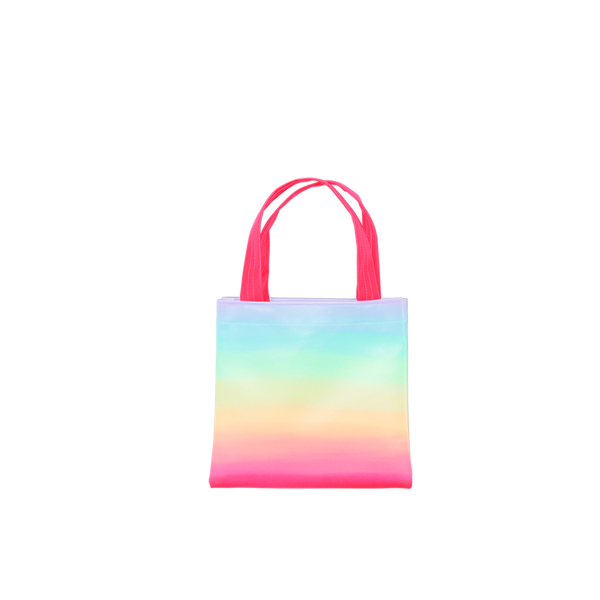 Cute ombre print small tote bag.