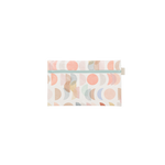 Small Front Zip pouch with Many Moons pattern