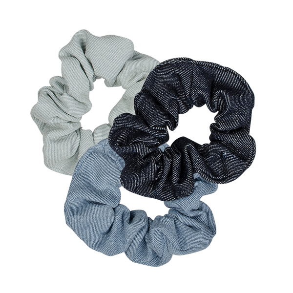 Denim Scrunchie Set 