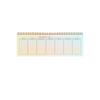 ombre wire bound weekly task pad by day