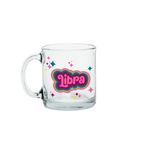 Astrology Clear Glass Mug - Libra