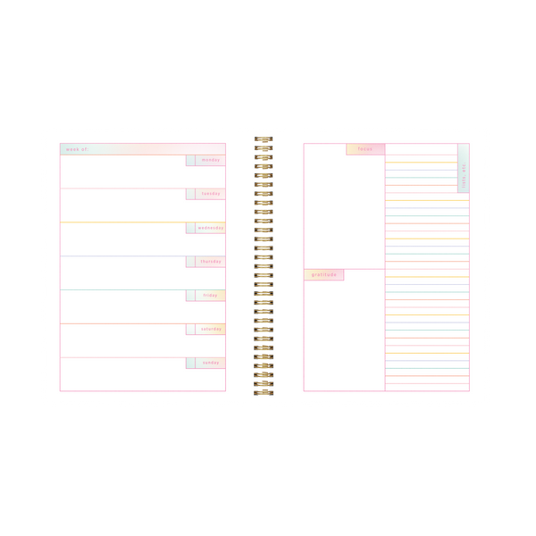 Perpetual Planner - Rainbow Gradient - Talking Out Of Turn